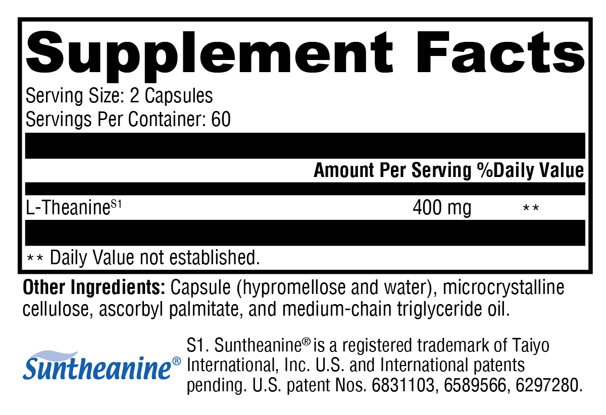 XYMOGEN L-Theanine 120 Capsules