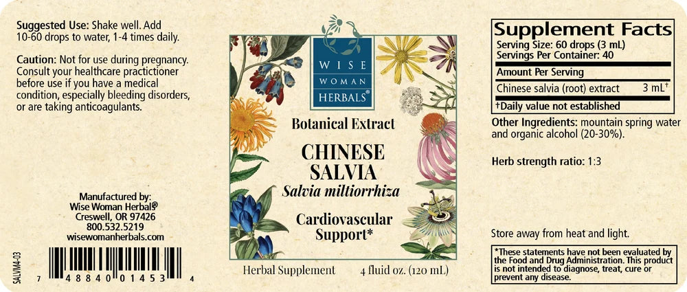 Chinese Salvia (Salvia miltiorrhiza) previously Red Sage/Dan Shen