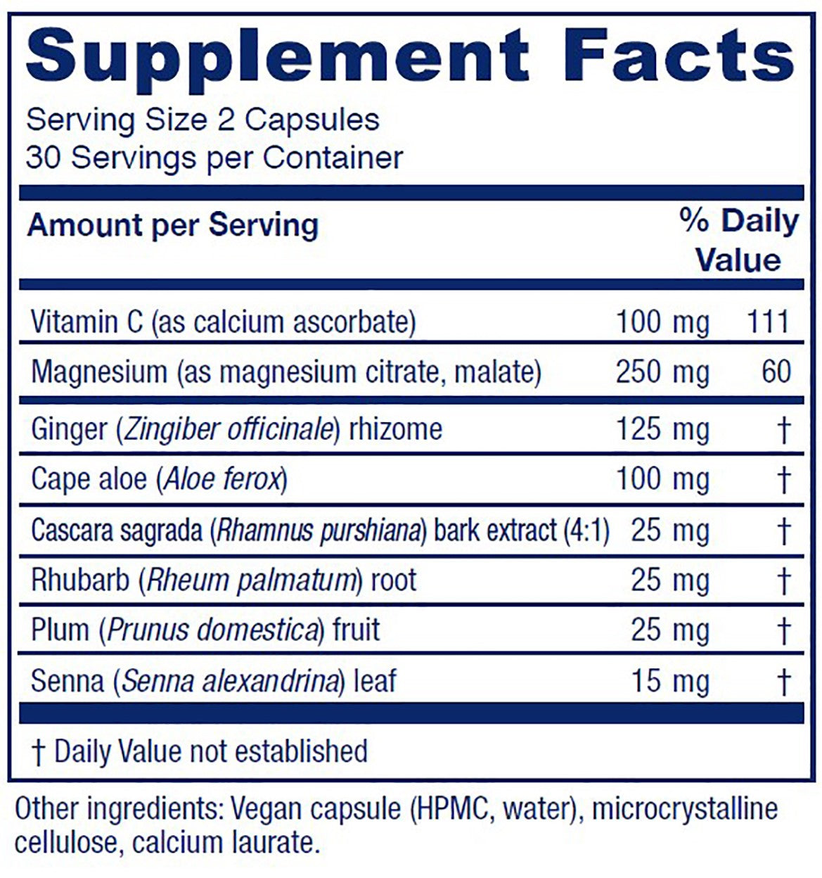 LaxaBlend™ ~ Natural Laxative ~ 60 capsules