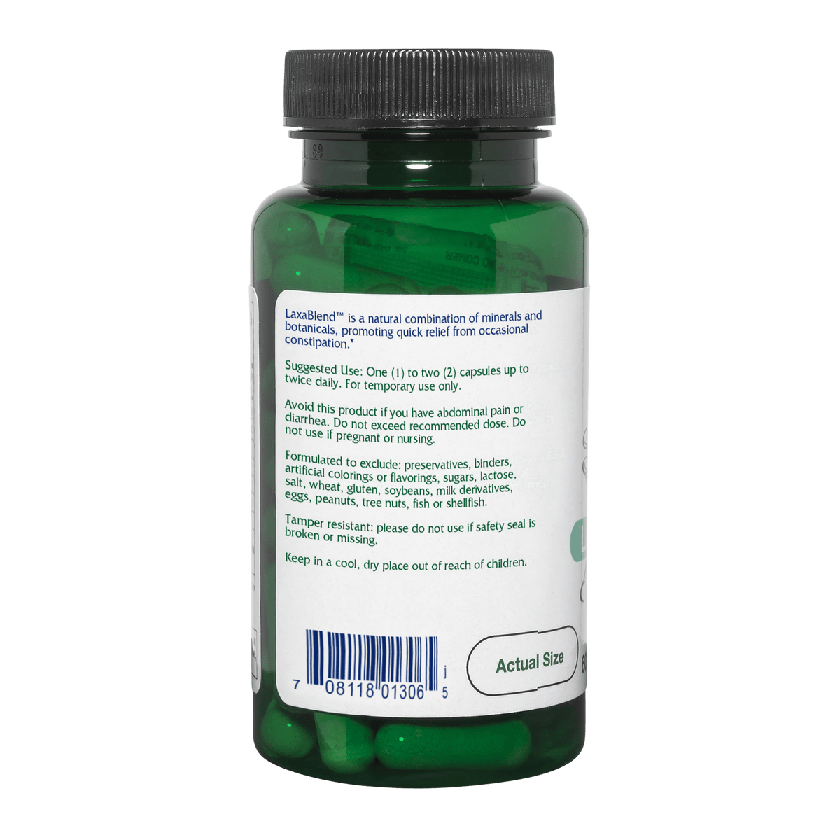 LaxaBlend™ ~ Natural Laxative ~ 60 capsules