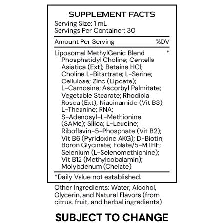 Alimentum Labs - Liposomal MethylGenic
