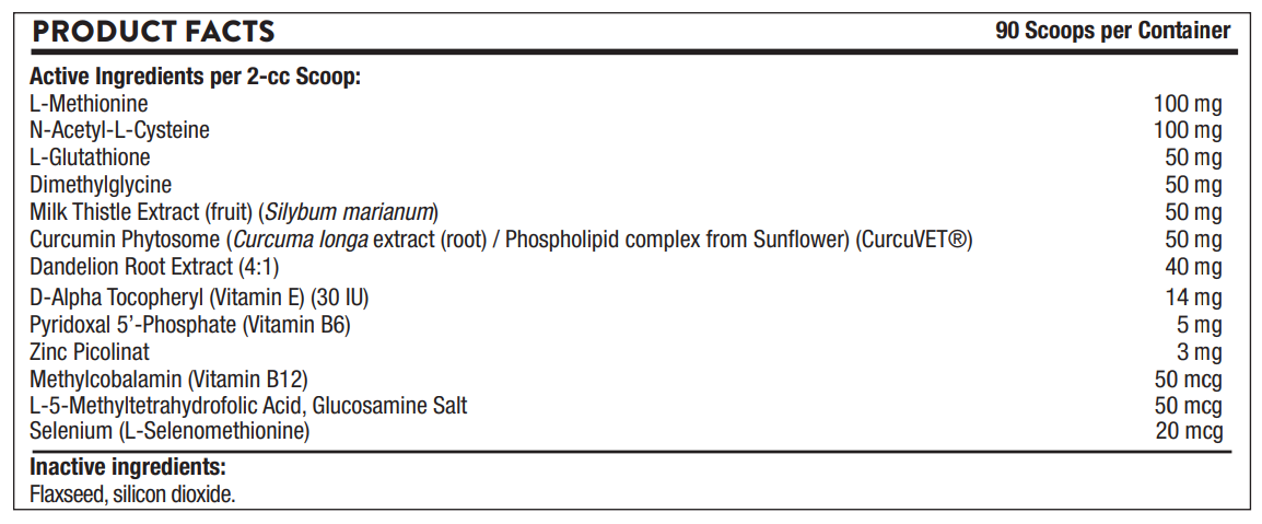 THORNE Liver Support Formula Powder