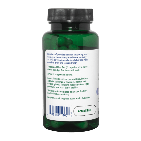 Luminous® ~ Hair, Skin and Nail Support ~ 60 capsules