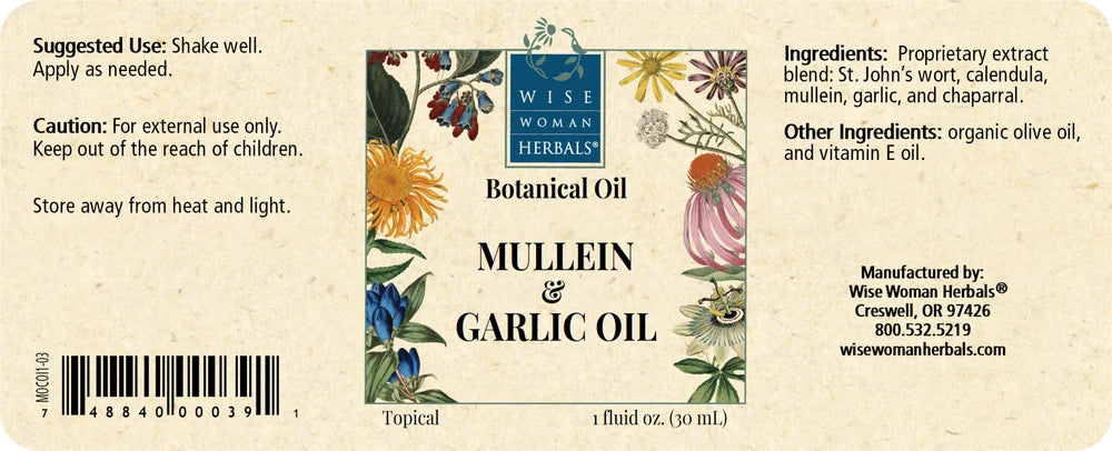 Mullein & Garlic Oil
