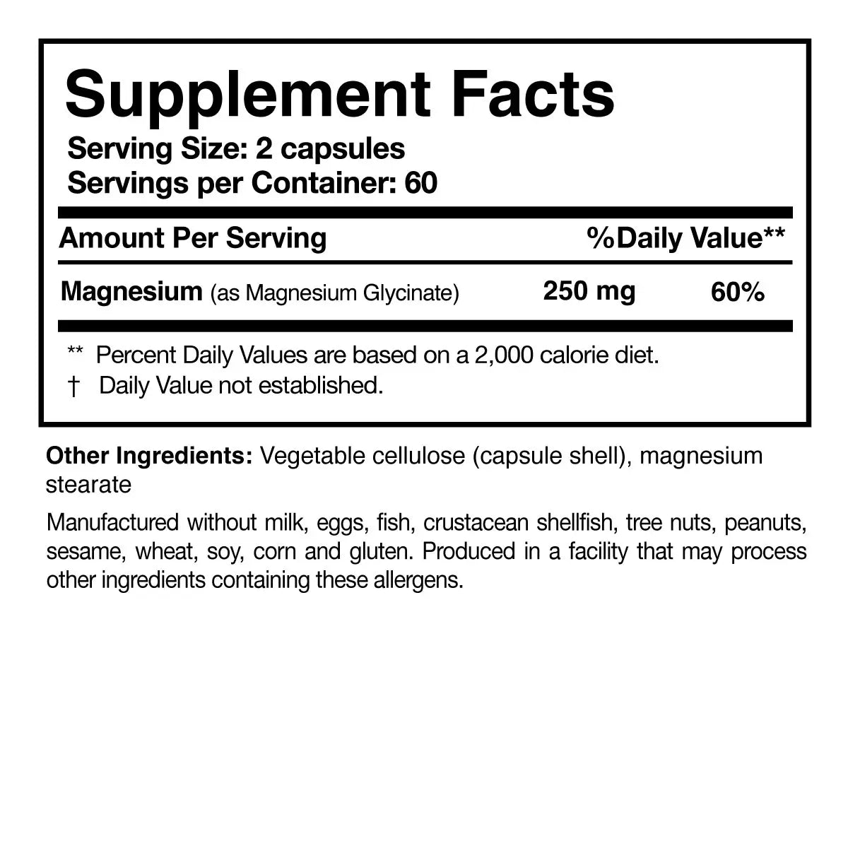 Researched Nutritionals Magnesium Glycinate