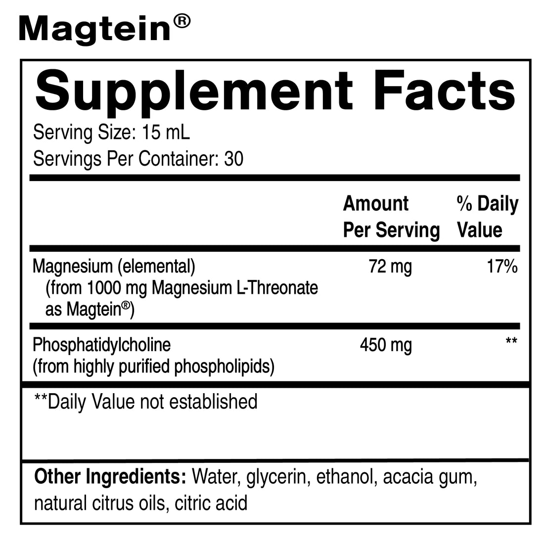QUICKSILVER Magtein 15.2 fl oz