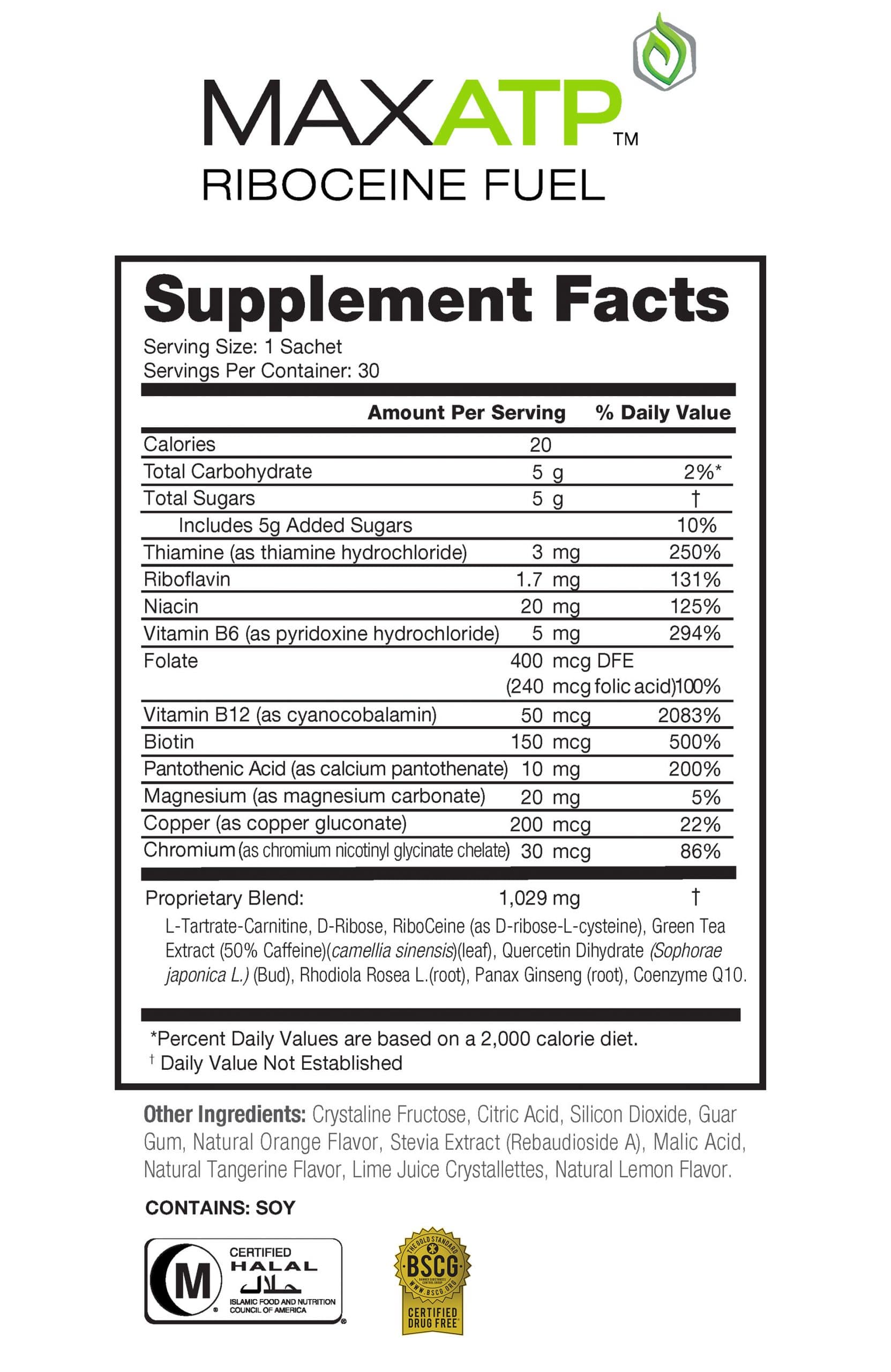 MAX INTERNATIONAL MaxATP – 30 Count