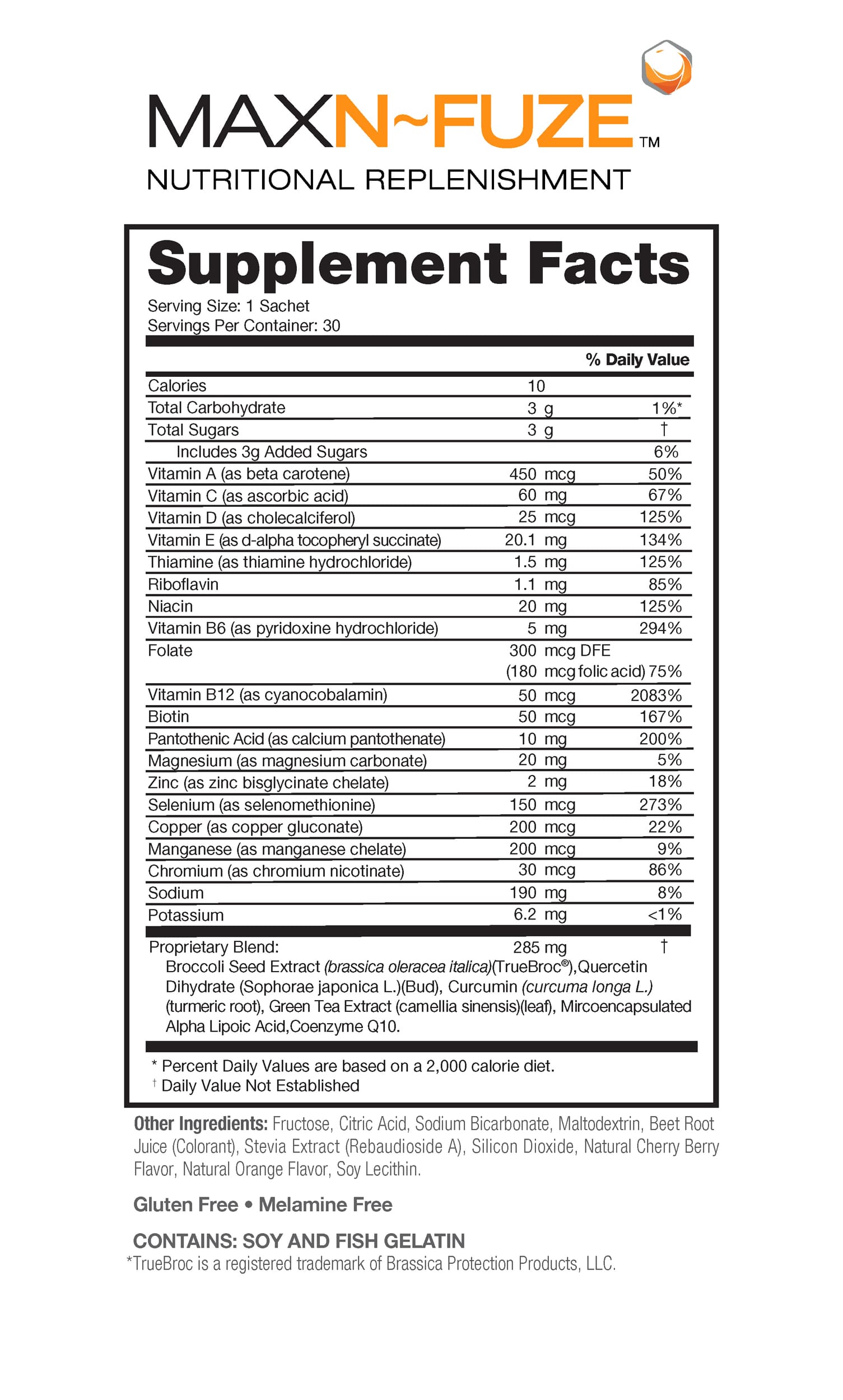 MAX INTERNATIONAL MaxN-Fuze – 30 Count