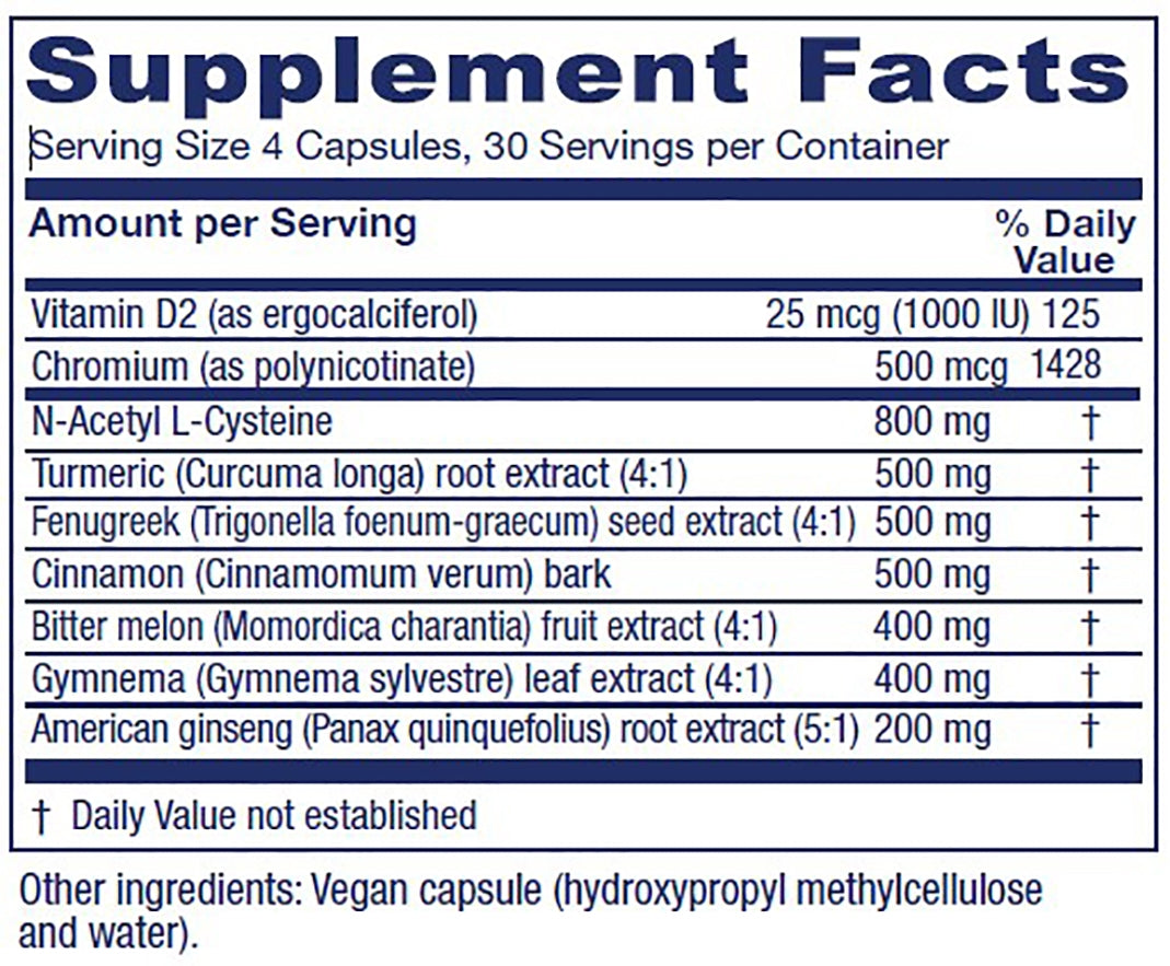 Metabolic Manager™ ~ Metabolic Support ~ 120 capsules
