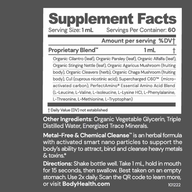 BODY HEALTH Metal-Free & Chemical Cleanse