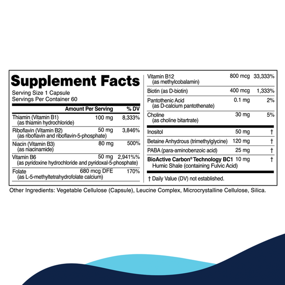 CellCore Biosciences Methyl B-Complex bottle showing label and product packaging