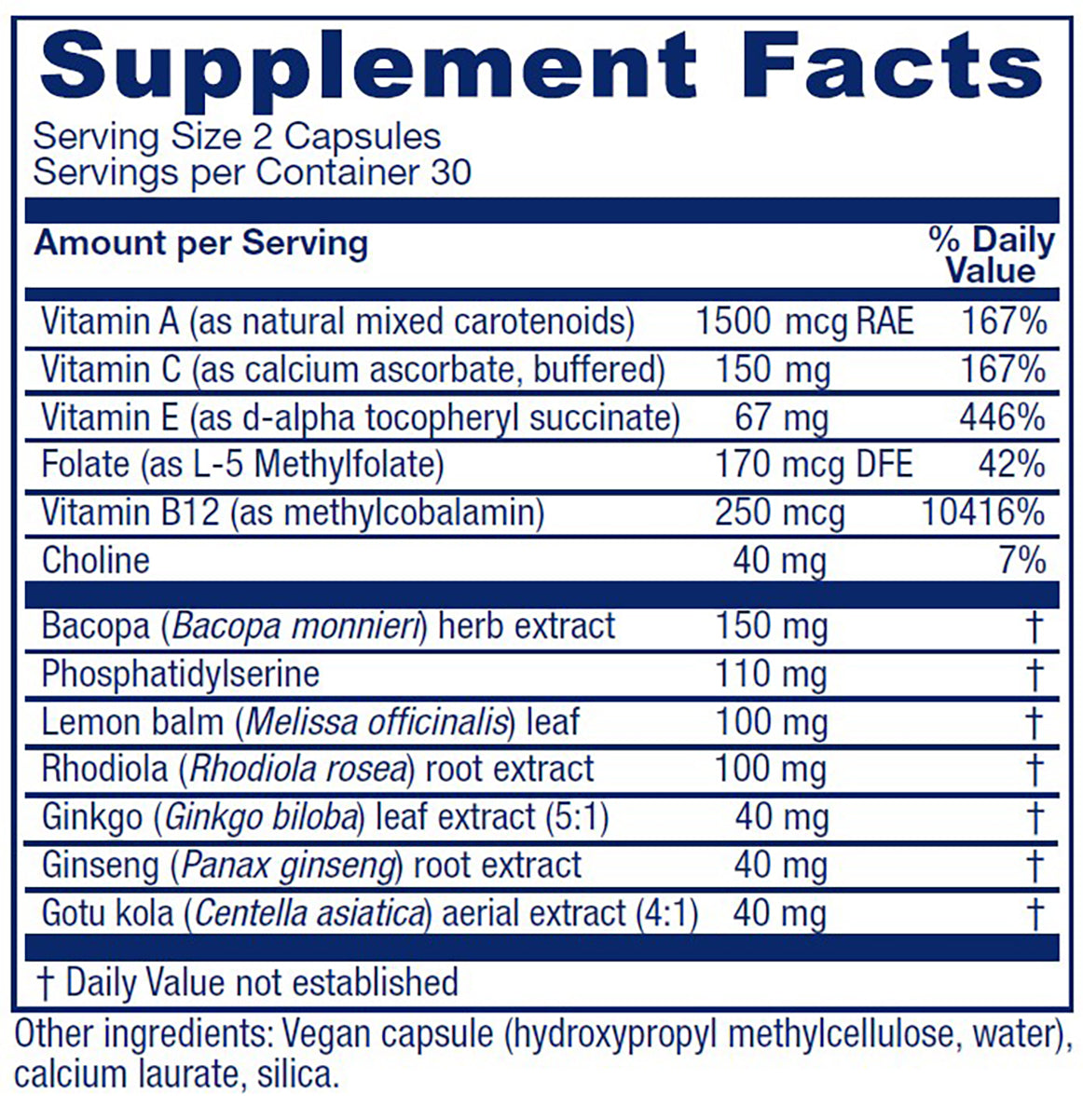 MindBlend™ ~ Brain Support ~ 60 capsules