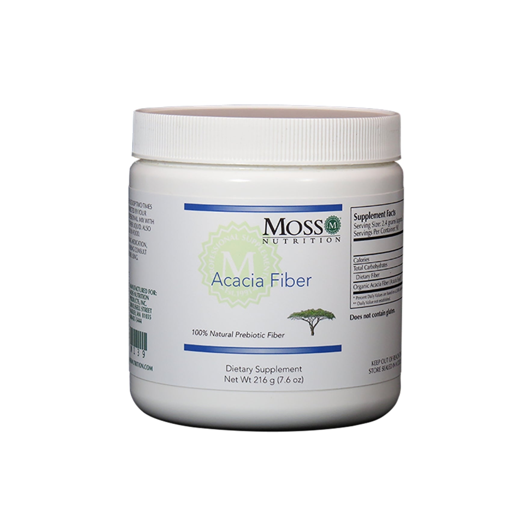 Moss Nutrition Acacia Fiber prebiotic fiber supplement