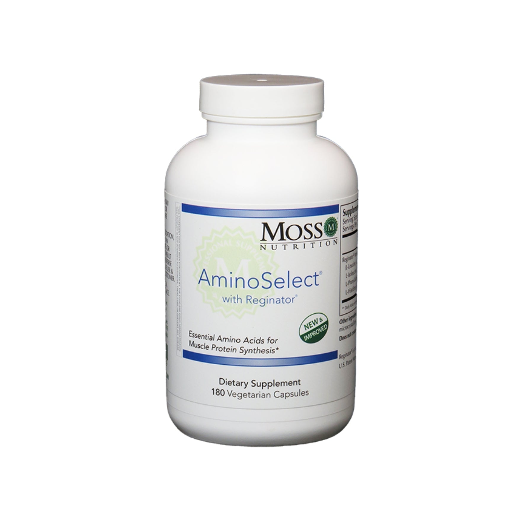 Moss Nutrition AminoSelect with Reginator amino acid supplement