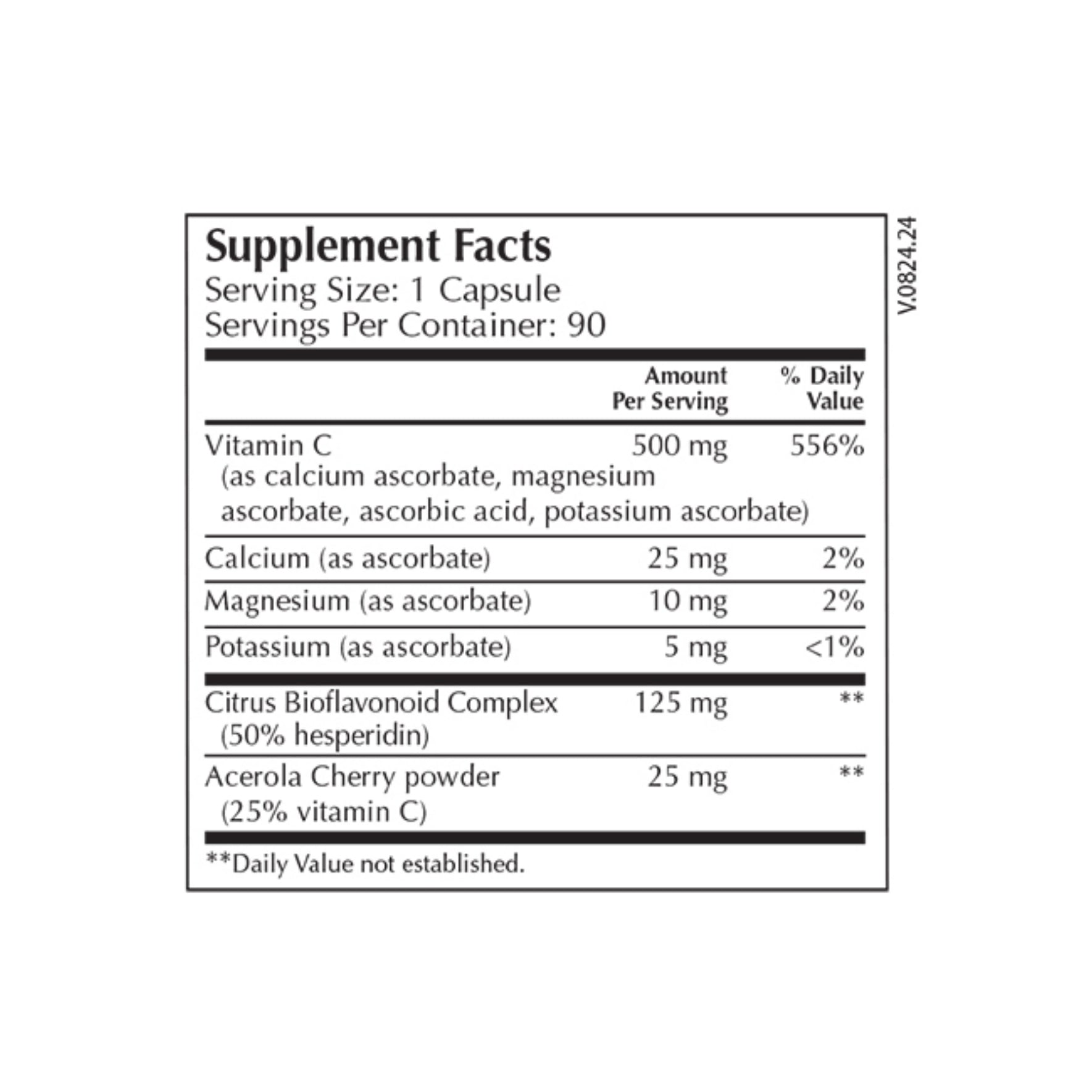 Moss Nutrition Buffered C Select bottle showing supplement packaging and branding