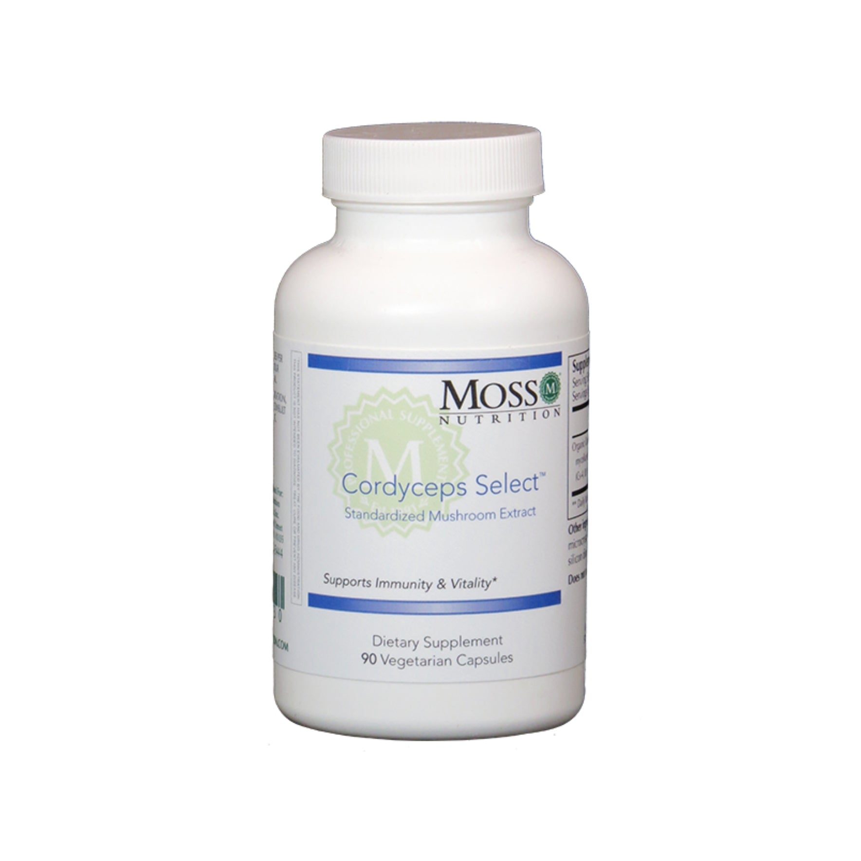 Moss Nutrition Cordyceps Select energy support supplement