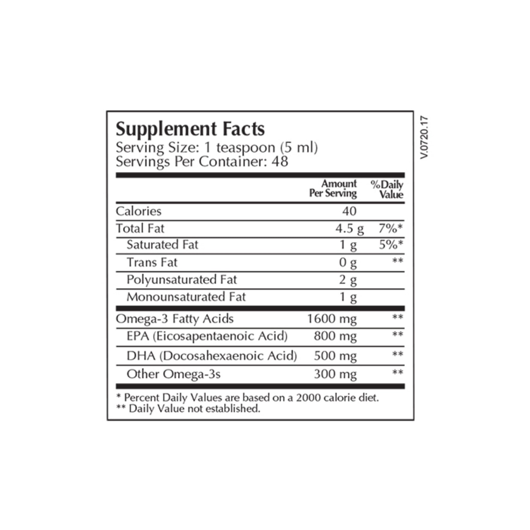 Moss Nutrition EPA DHA HP Select bottle showing supplement packaging and branding