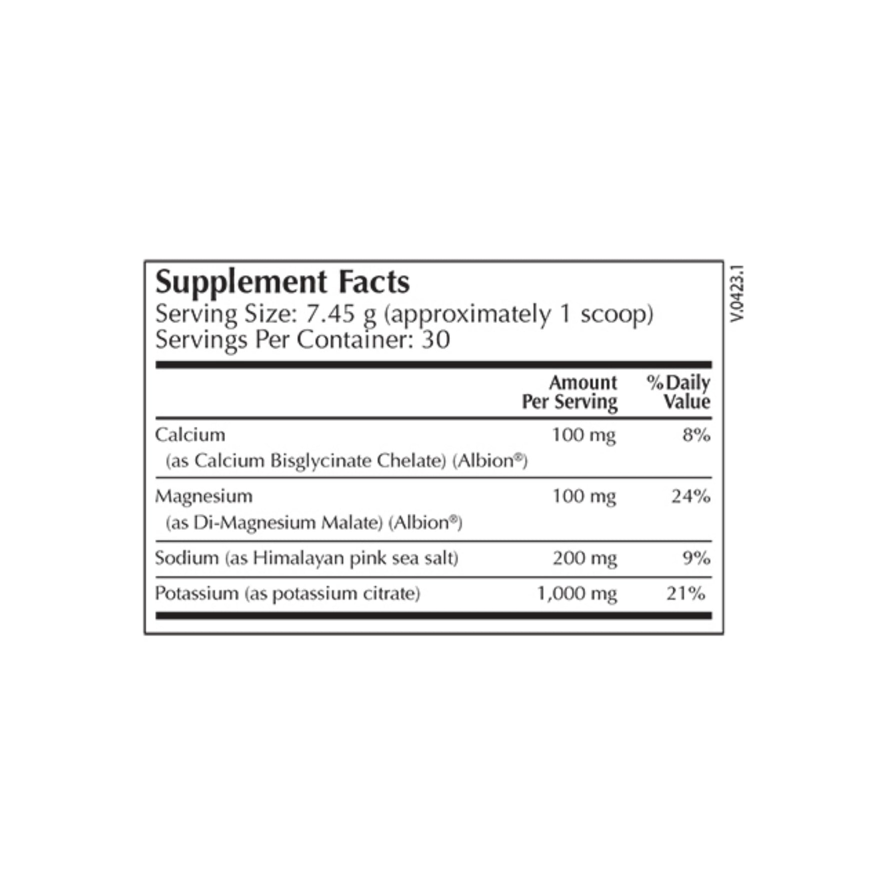 Moss Nutrition Electrolyte Select bottle showing supplement packaging and branding