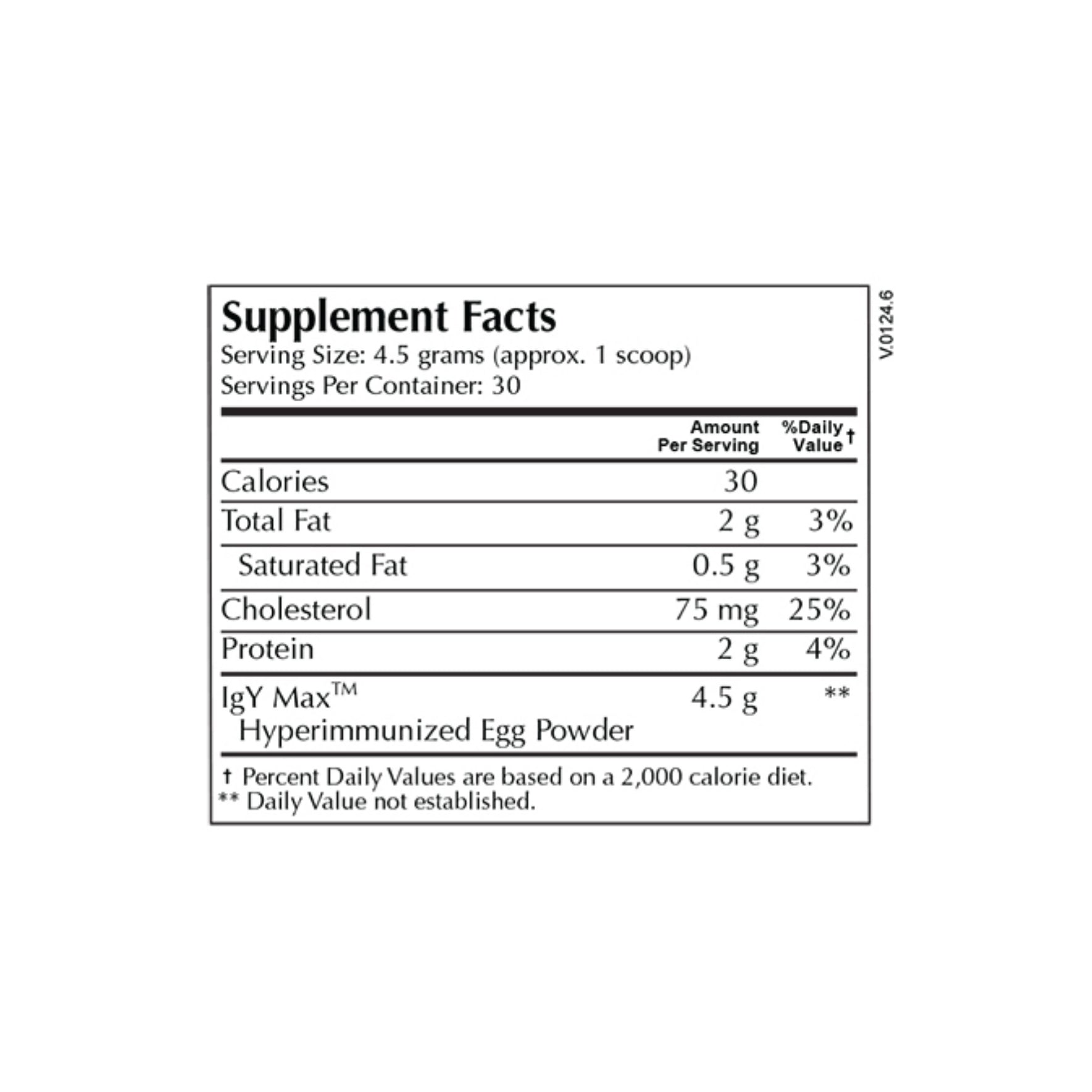 Moss Nutrition GI Globulin Select bottle showing supplement packaging and branding
