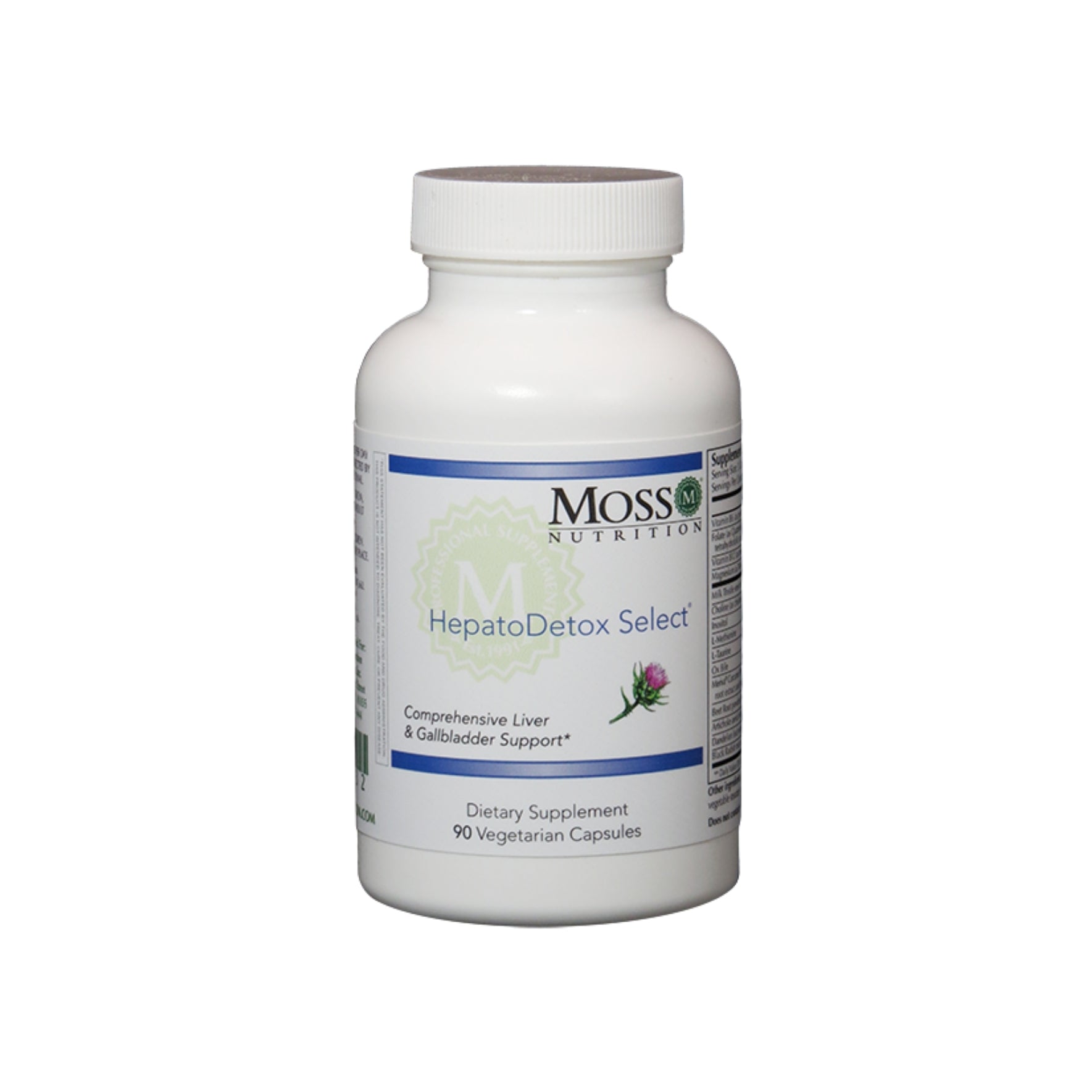 Moss Nutrition HepatoDetox Select liver detox support supplement