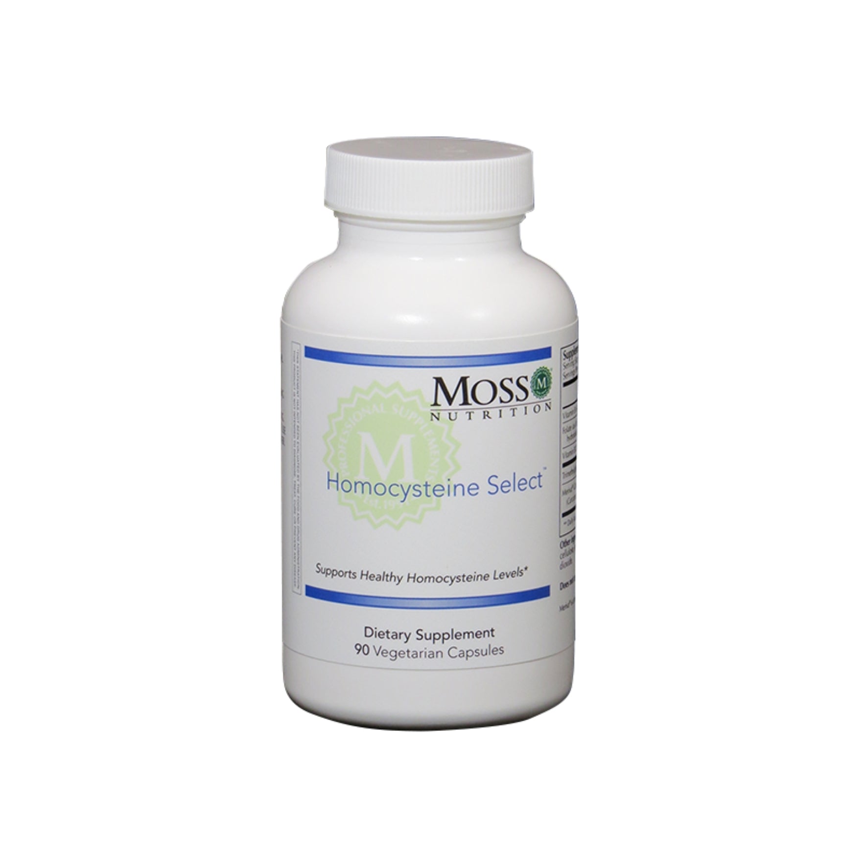 Moss Nutrition Homocysteine Select cardiovascular support supplement