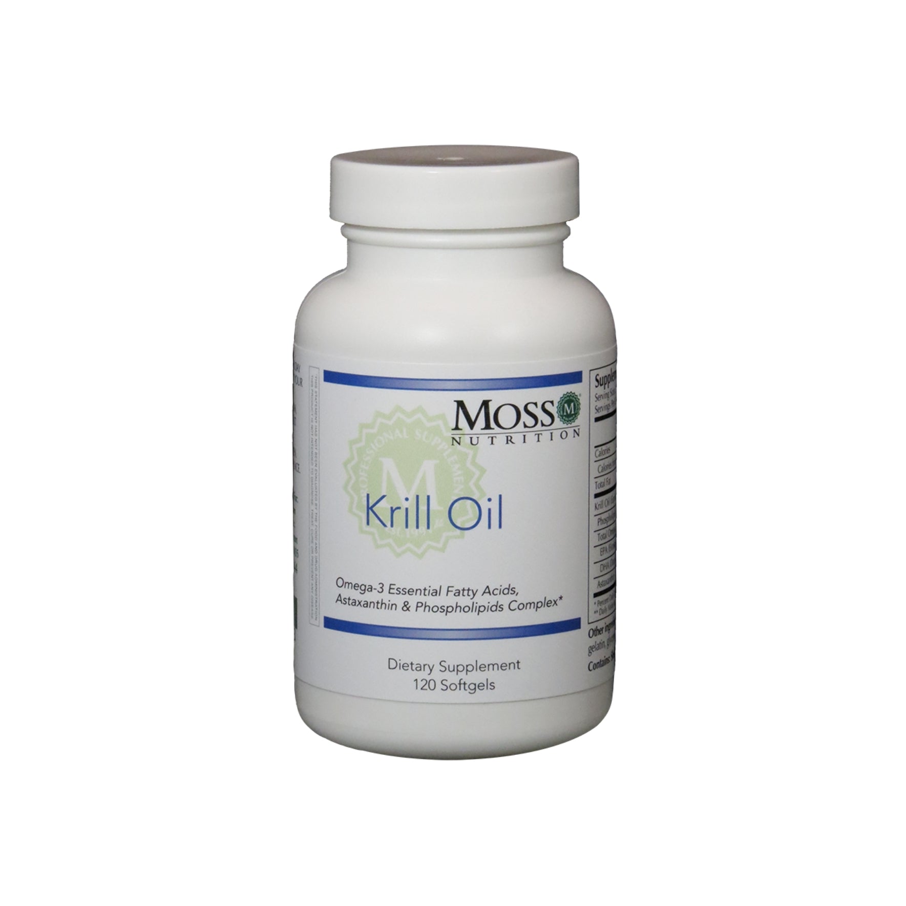Moss Nutrition Krill Oil omega-3 supplement