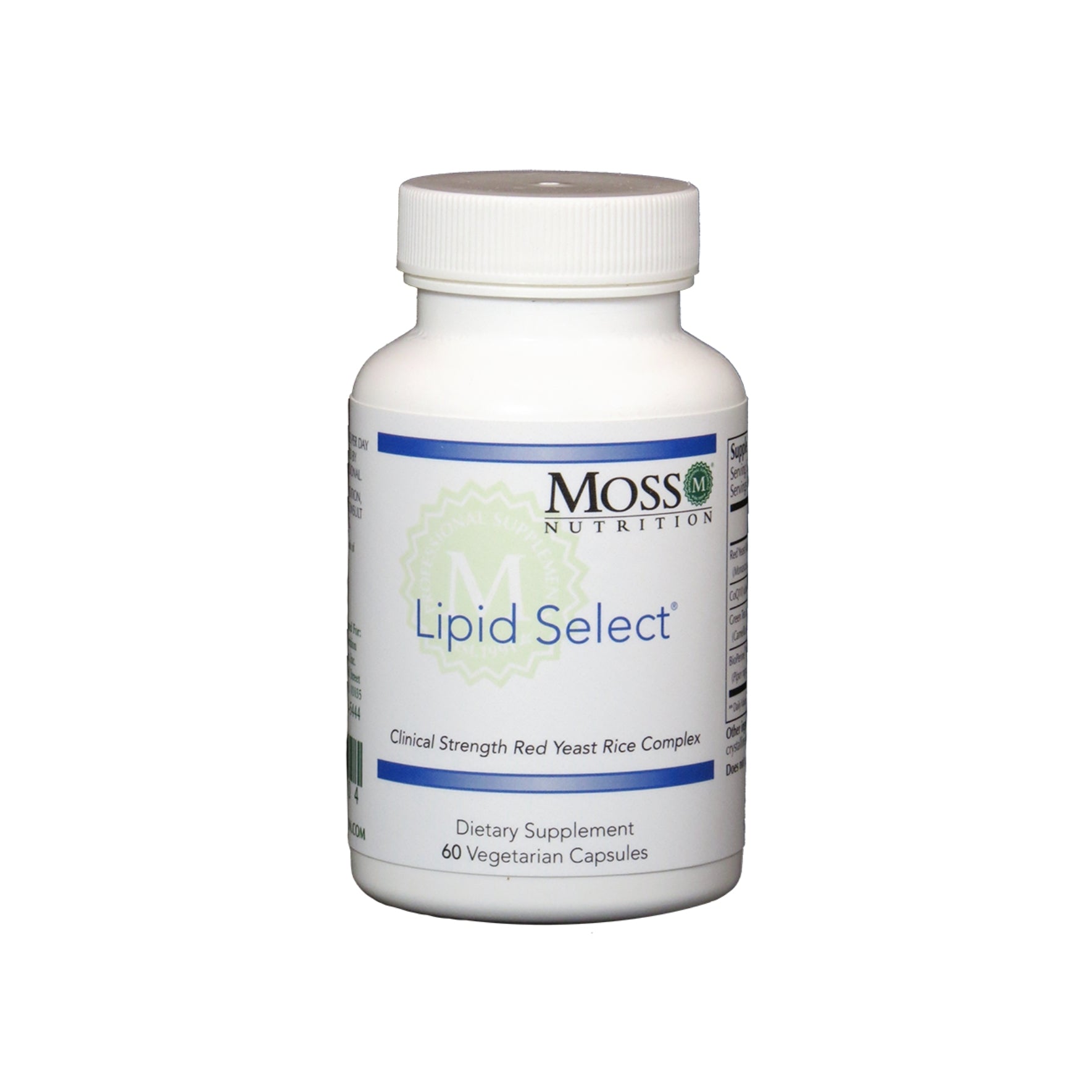 Moss Nutrition Lipid Select cholesterol support supplement
