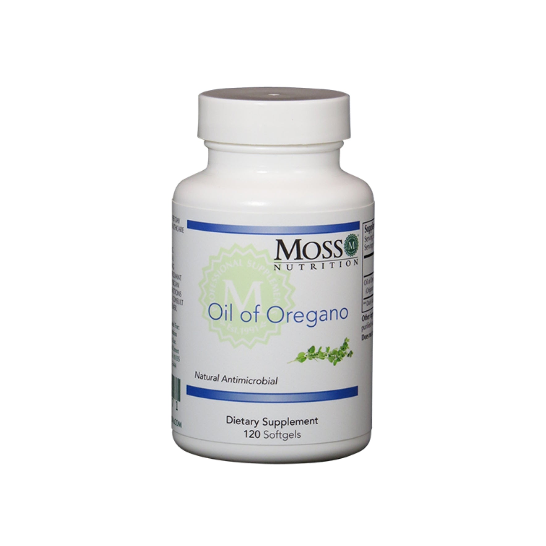 Moss Nutrition Oil of Oregano immune support supplement