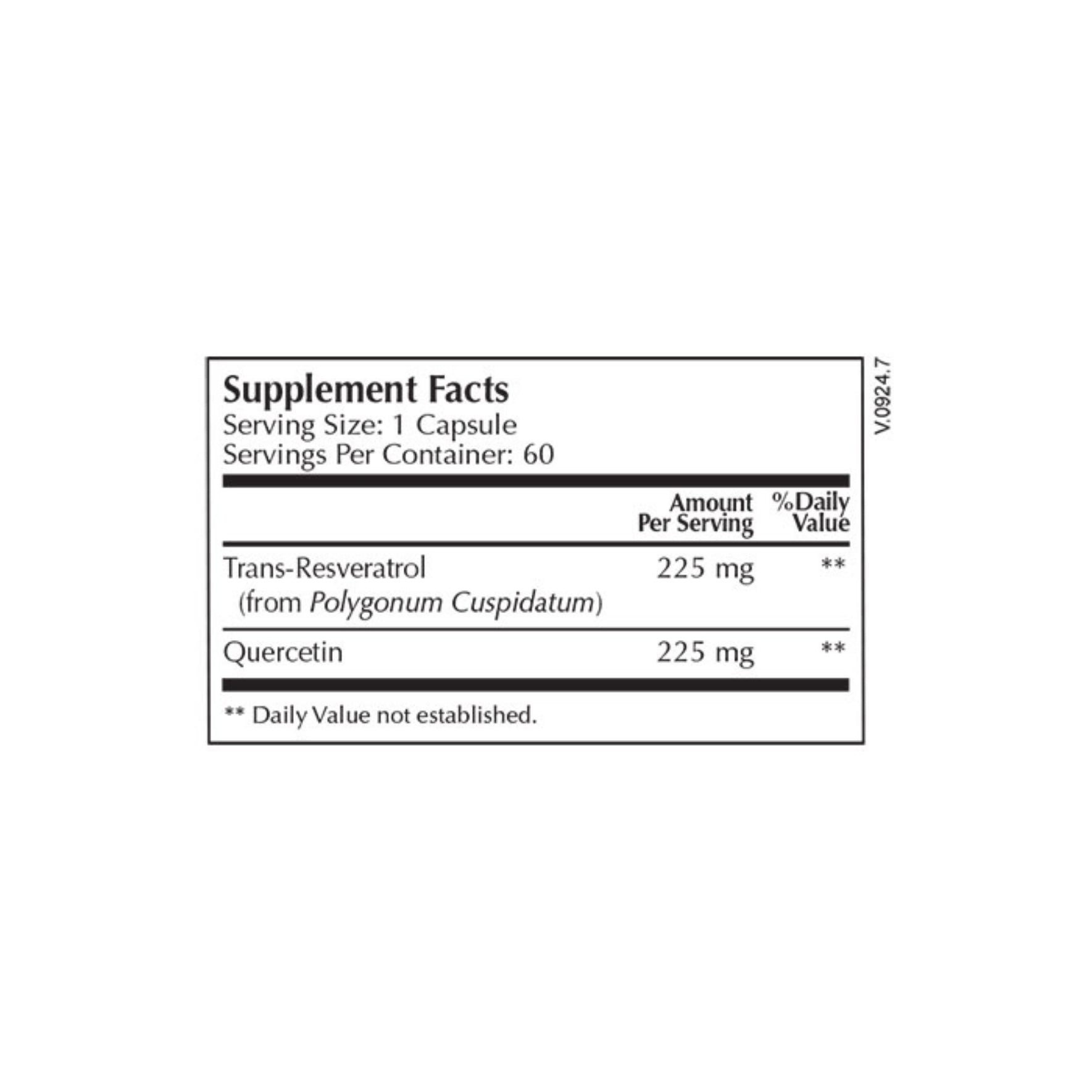Moss Nutrition Resveratrol Select bottle showing supplement packaging and branding