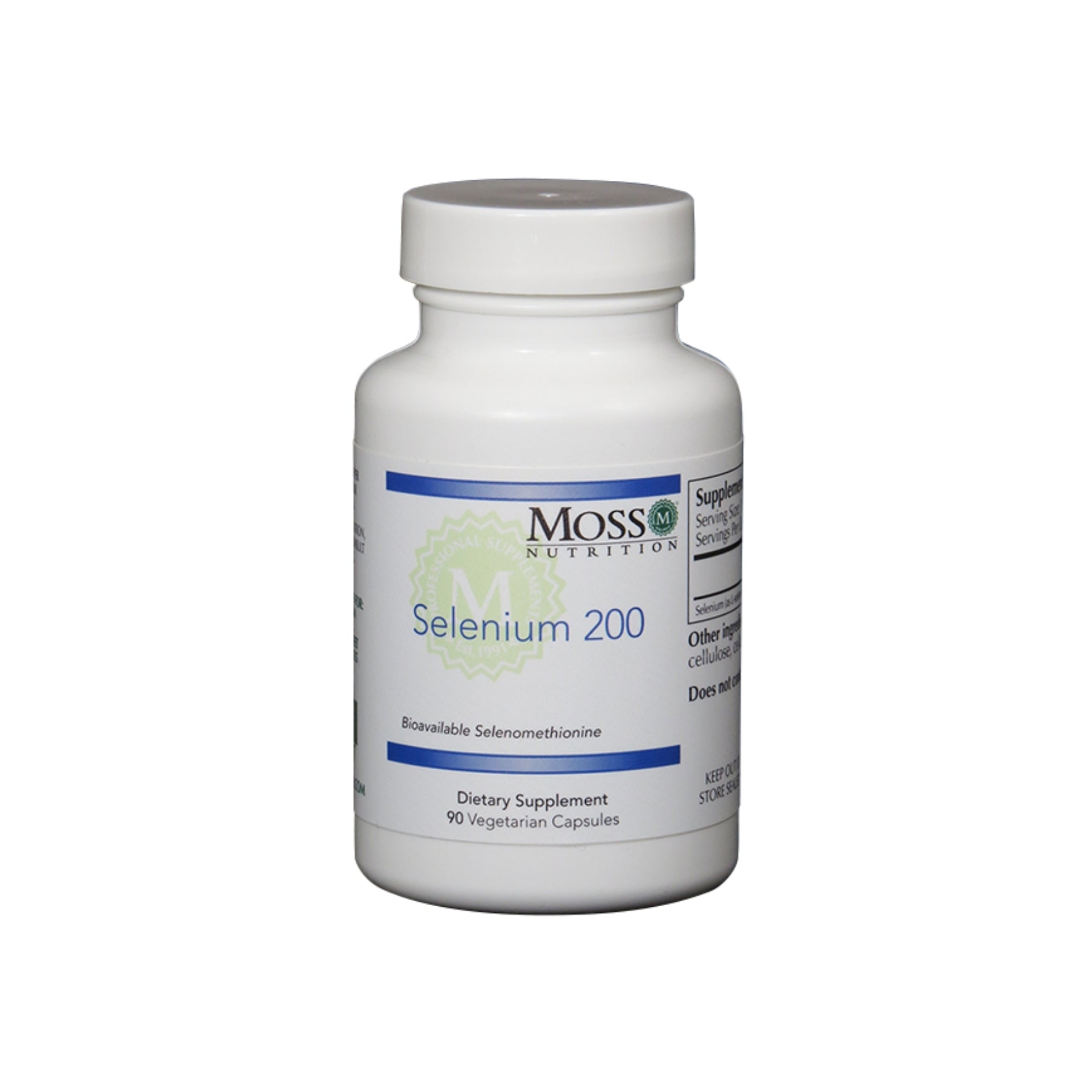 Moss Nutrition Selenium 200 antioxidant mineral supplement