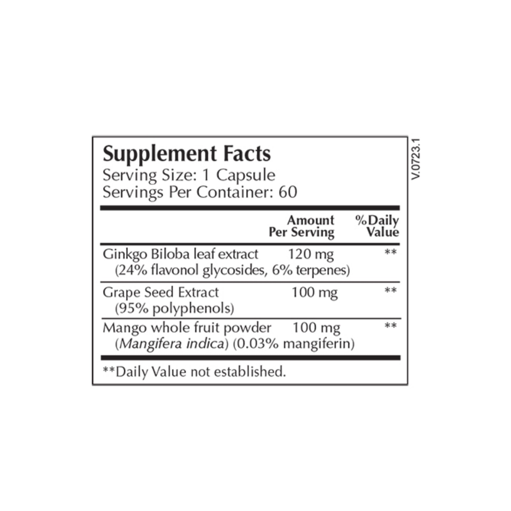 Moss Nutrition VascuSelect bottle showing supplement packaging and branding