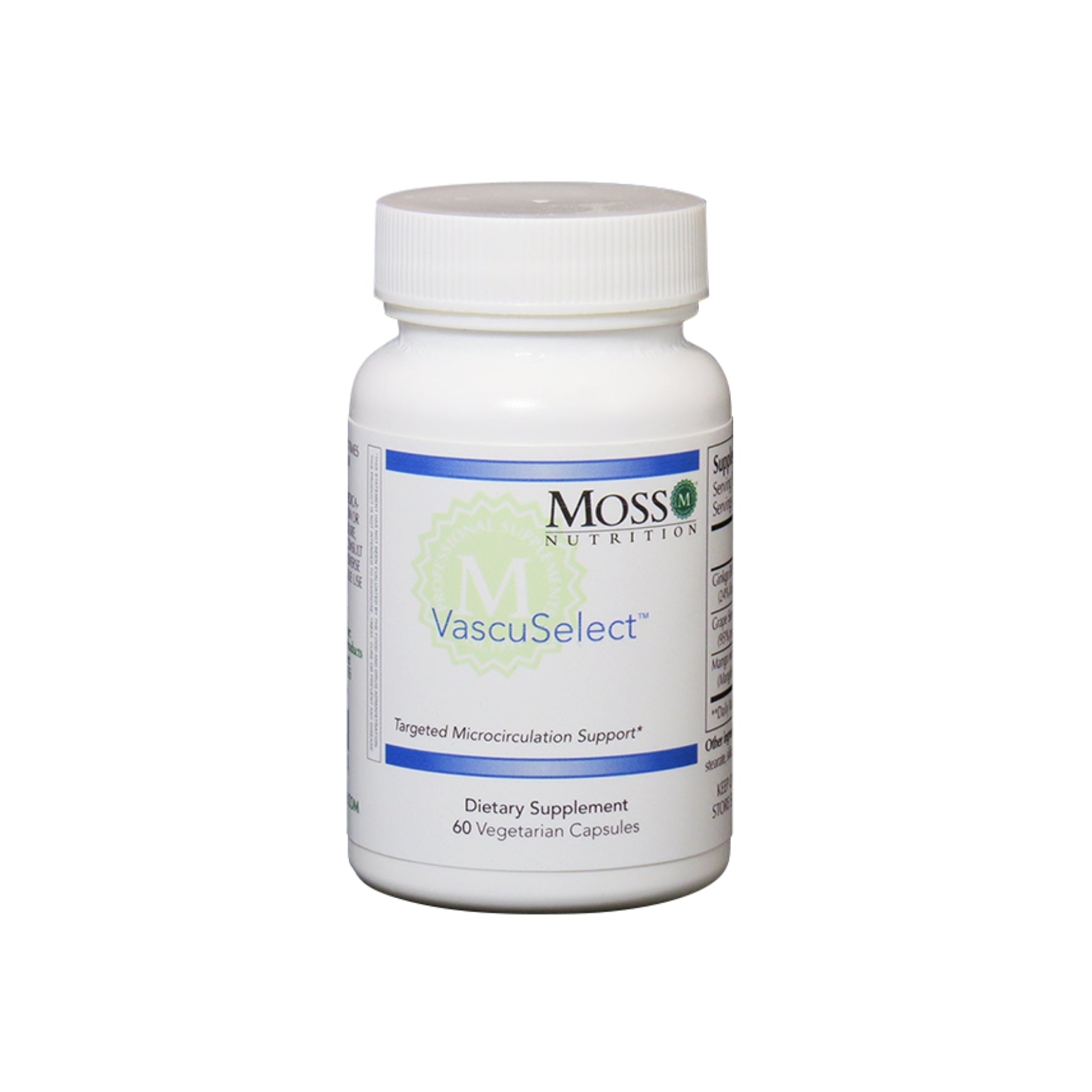Moss Nutrition VascuSelect cardiovascular health supplement