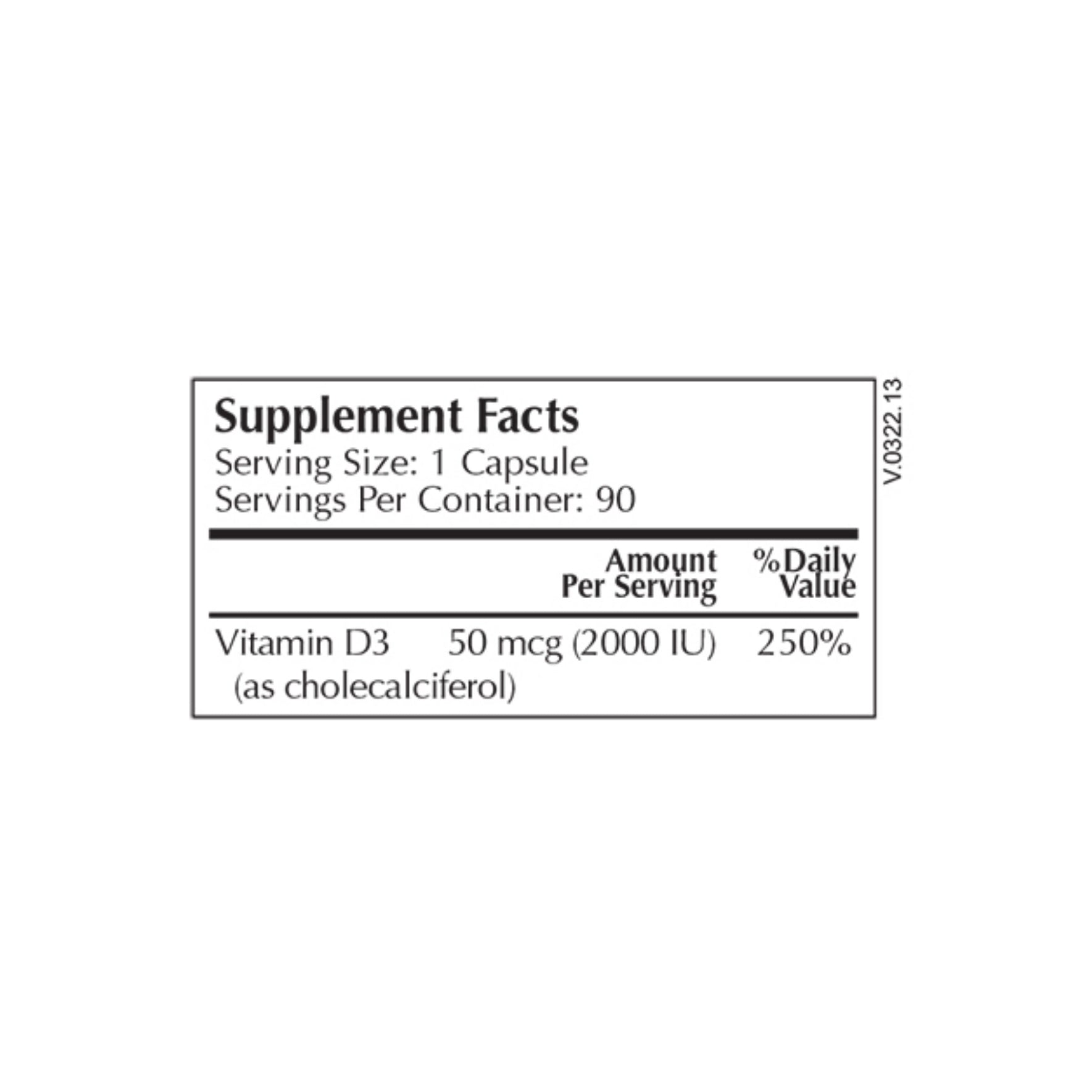 Moss Nutrition Vitamin D3 2000 bottle showing supplement packaging and branding