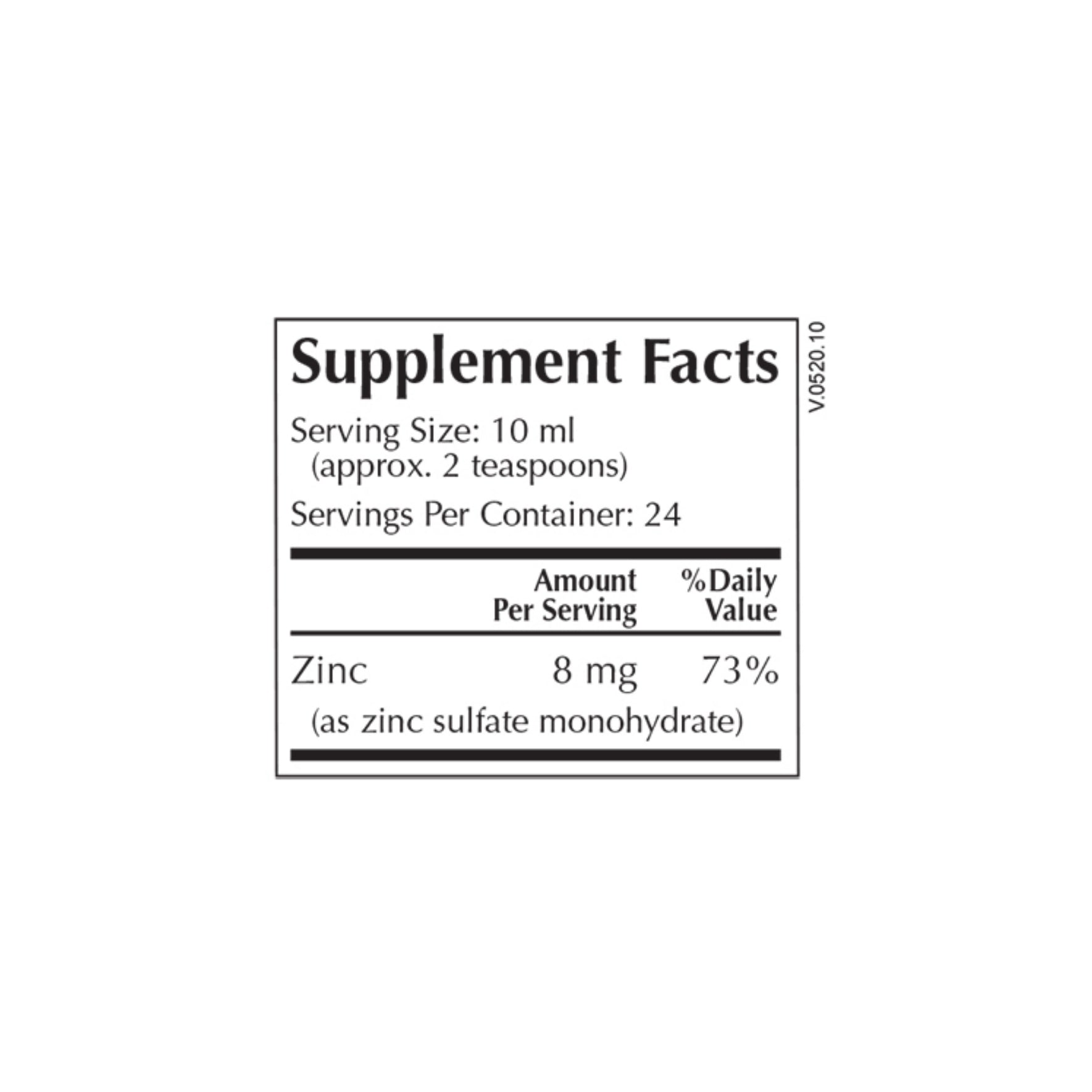 Moss Nutrition ZincEval Select bottle showing supplement packaging and branding