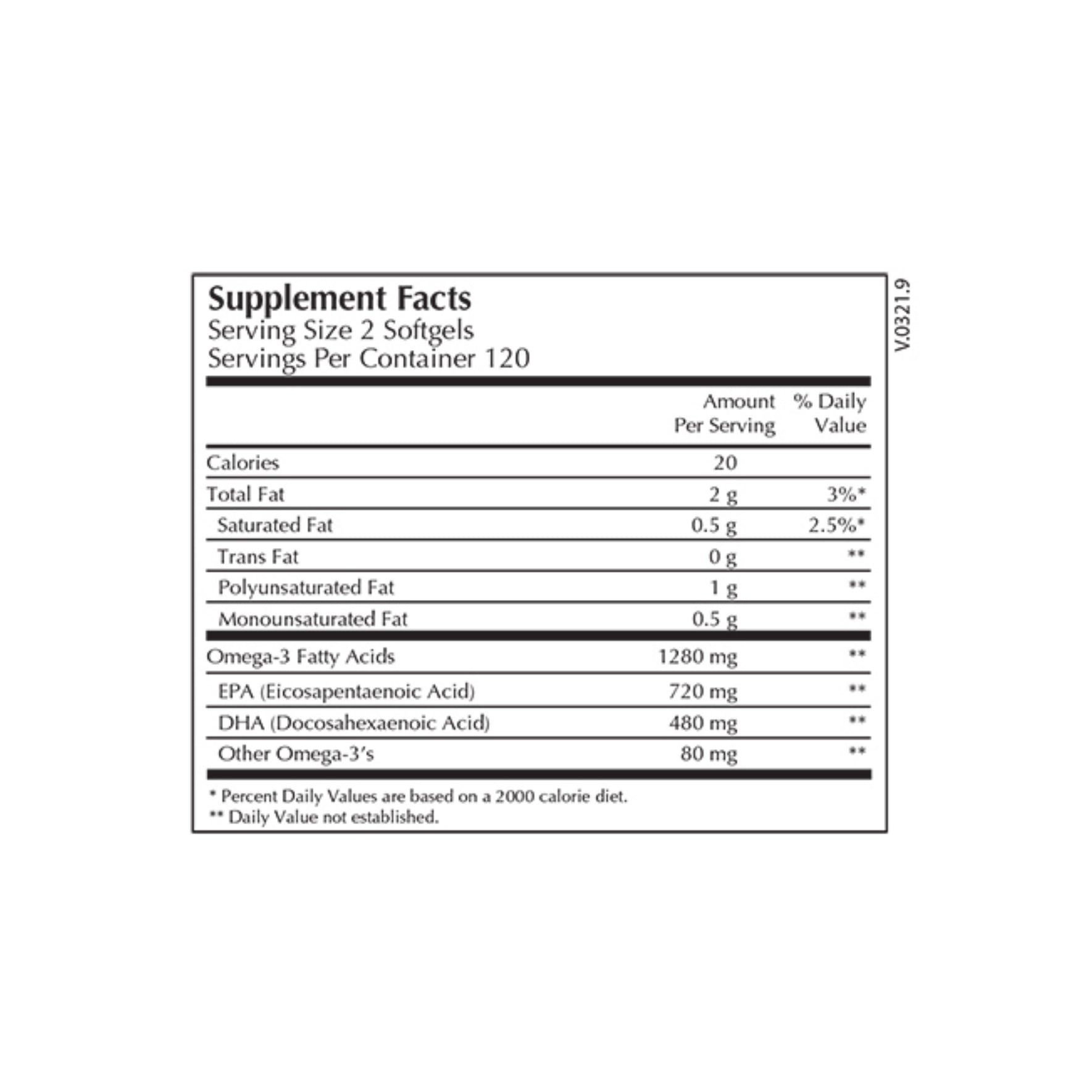 Moss Nutrition EPA DHA Select bottle showing supplement packaging and branding