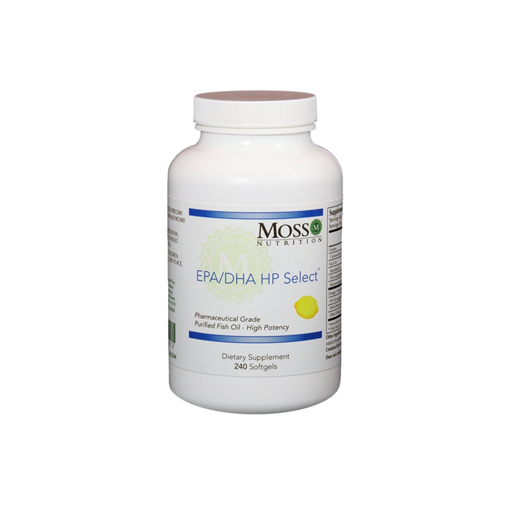 Moss Nutrition EPA DHA Select omega-3 supplement