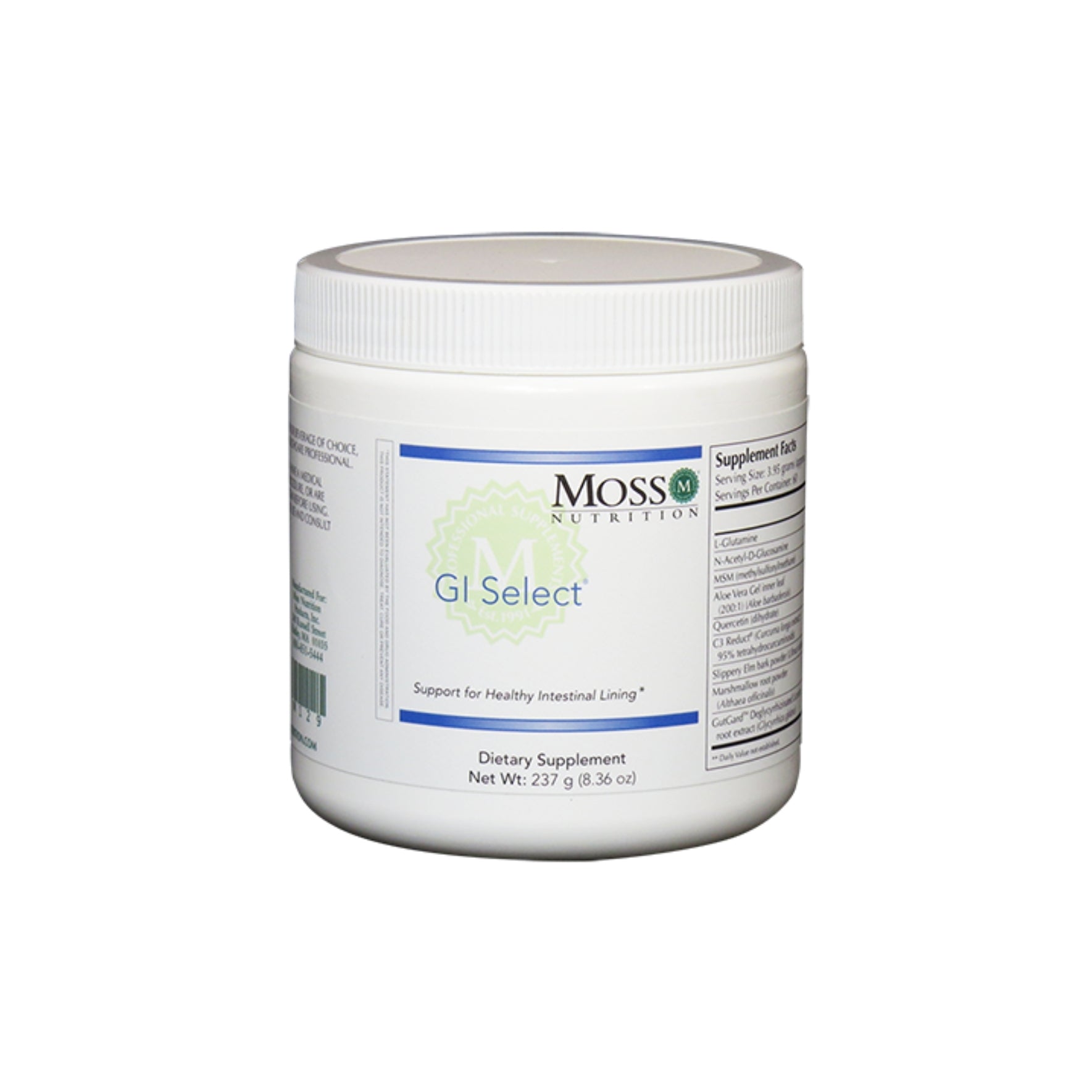 Moss Nutrition GI Select digestive health supplement