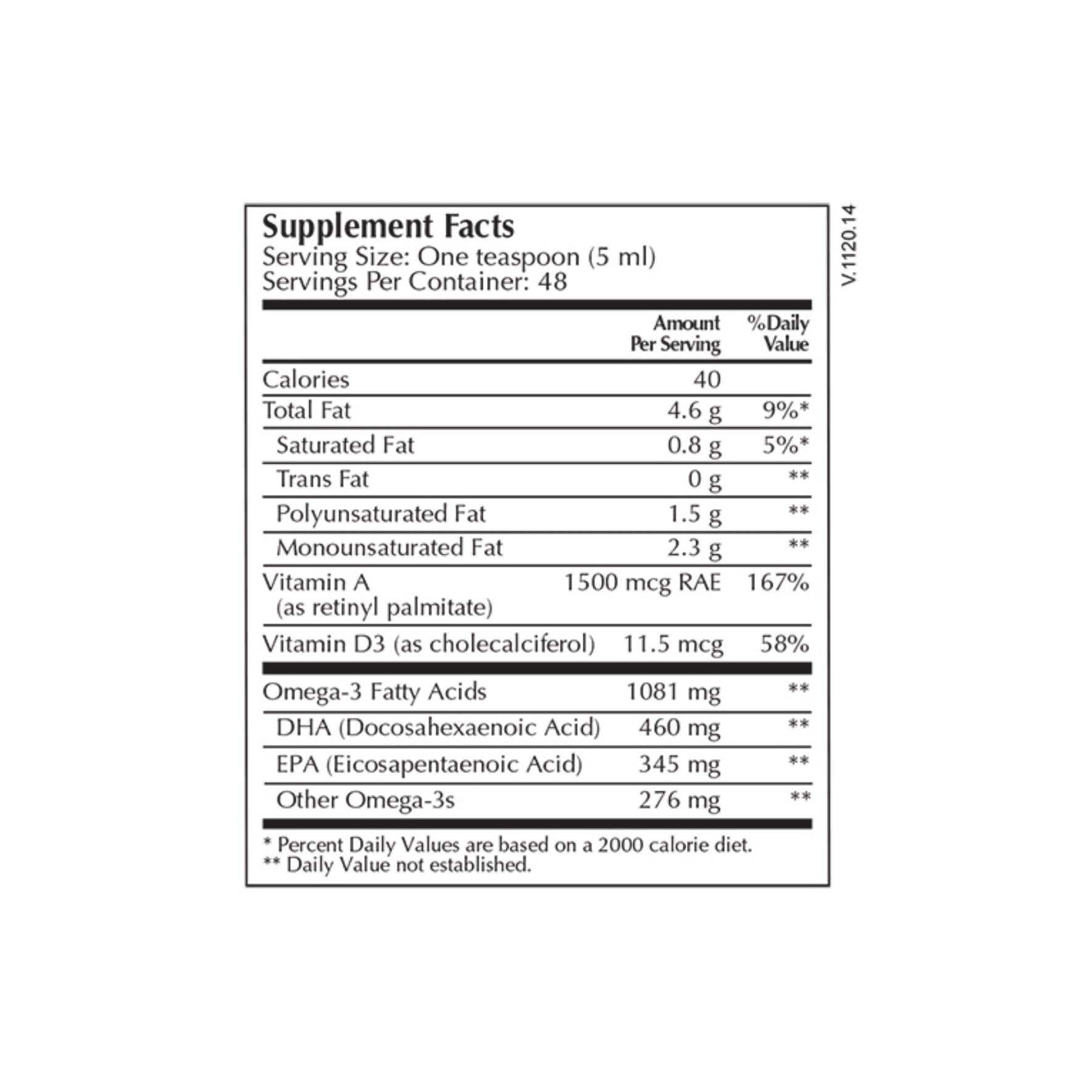Moss Nutrition Icelandic Cod Liver Oil