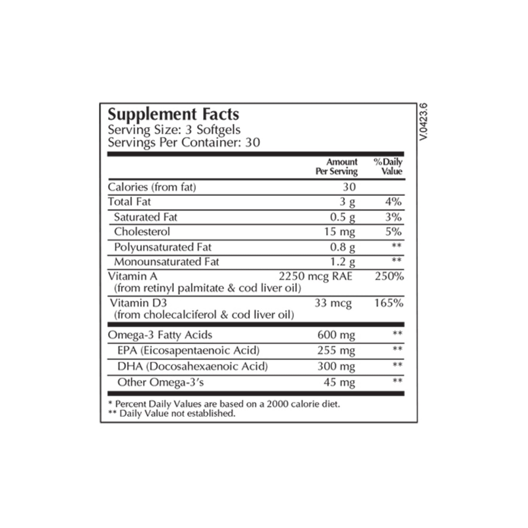 Moss Nutrition Icelandic Cod Liver Oil
