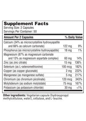 SFI HEALTH Multi-Mineral Complex without Iron