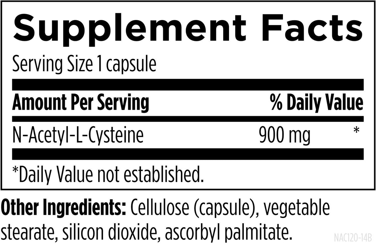 Designs for health N-Acetyl-L-Cysteine (NAC)