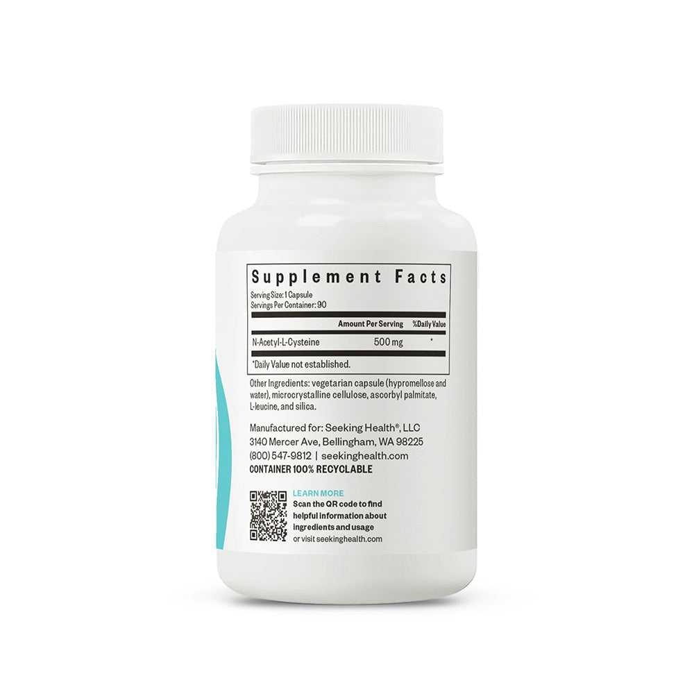 SEEKING HEALTH NAC Supplement (N-Acetyl-L-Cysteine)