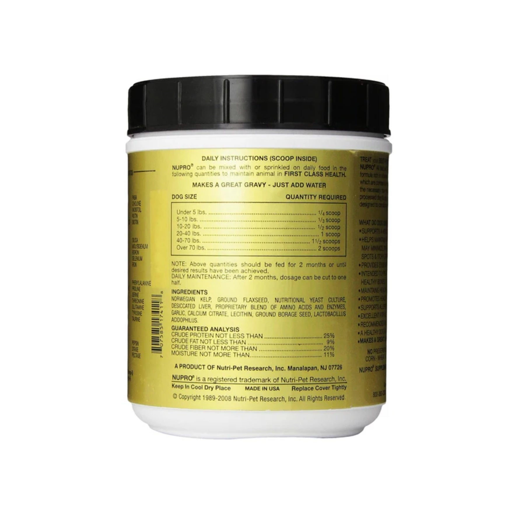 NUPRO® Natural Dog Supplement