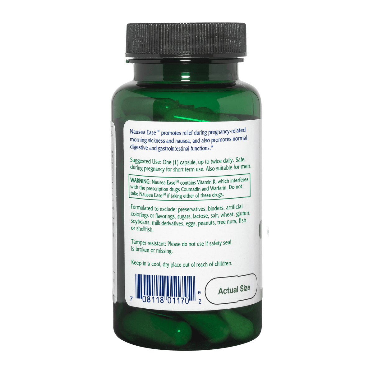 Nausea Ease™ ~ GI Support ~ 60 capsules
