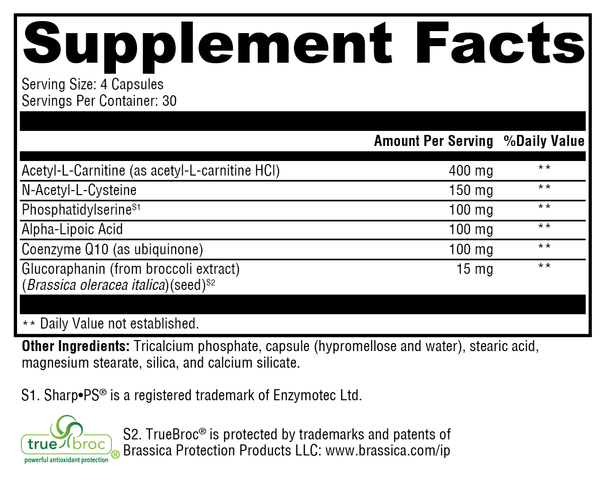 XYMOGEN NeuroActives™ BrainSustain™ 120 Capsules