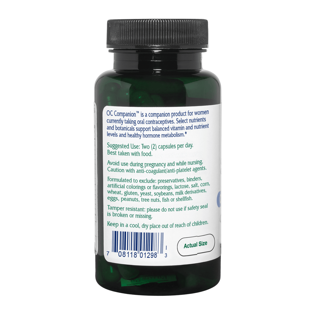 OC Companion™ ~ Oral Contraceptive Support ~ 60 capsules