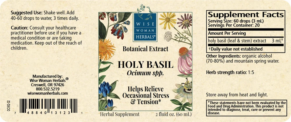 Holy Basil (Ocimum spp.)