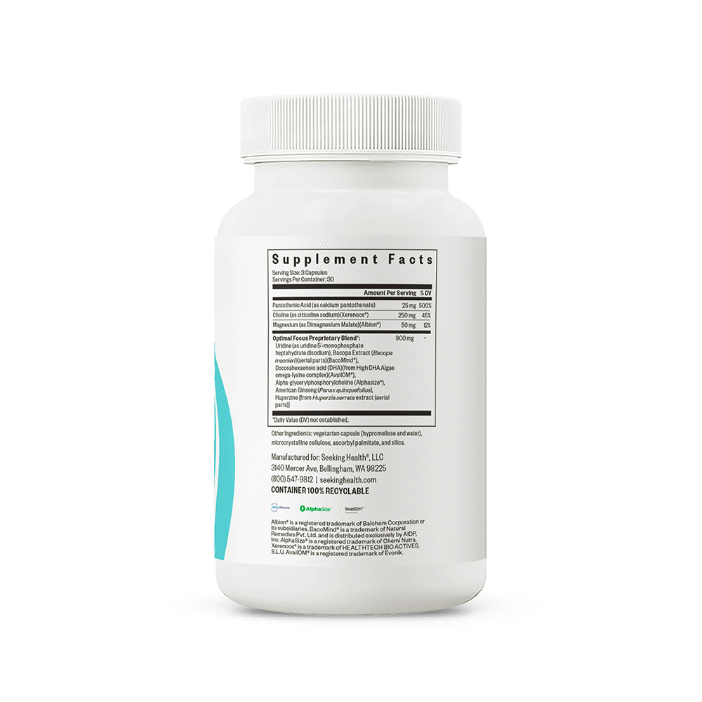 SEEKING HEALTH Optimal Focus