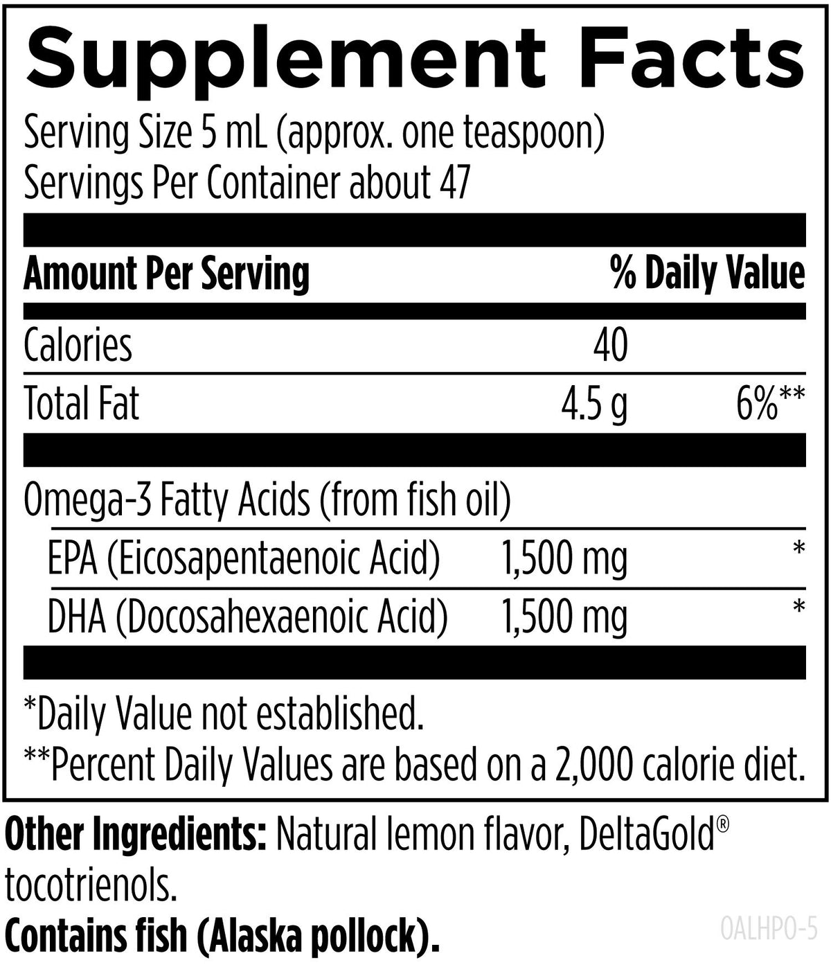 Designs for health OmegAvail™ Hi-Po Liquid