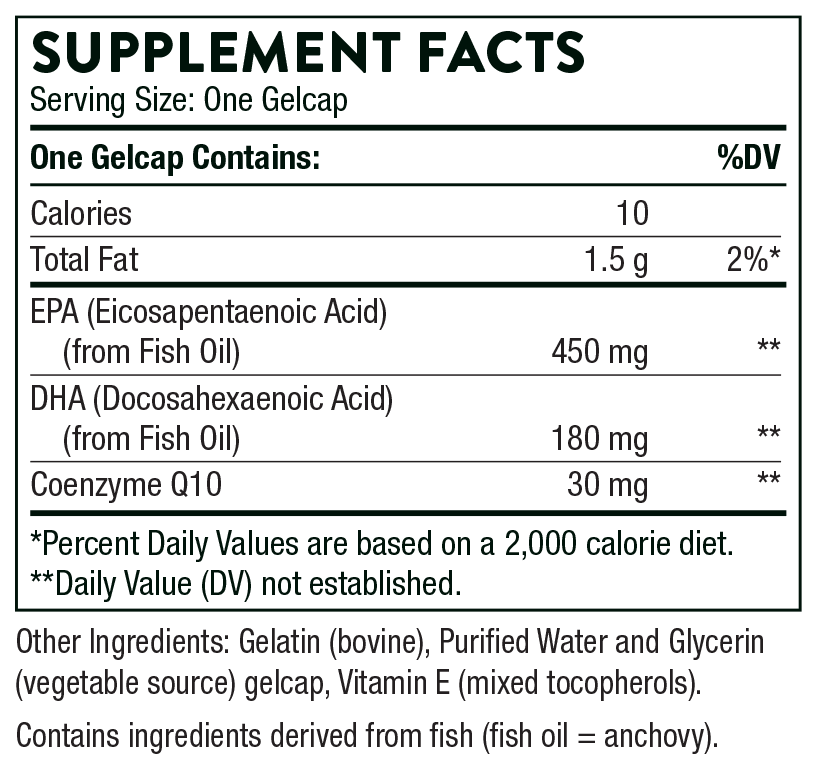 THORNE Omega-3 with CoQ10